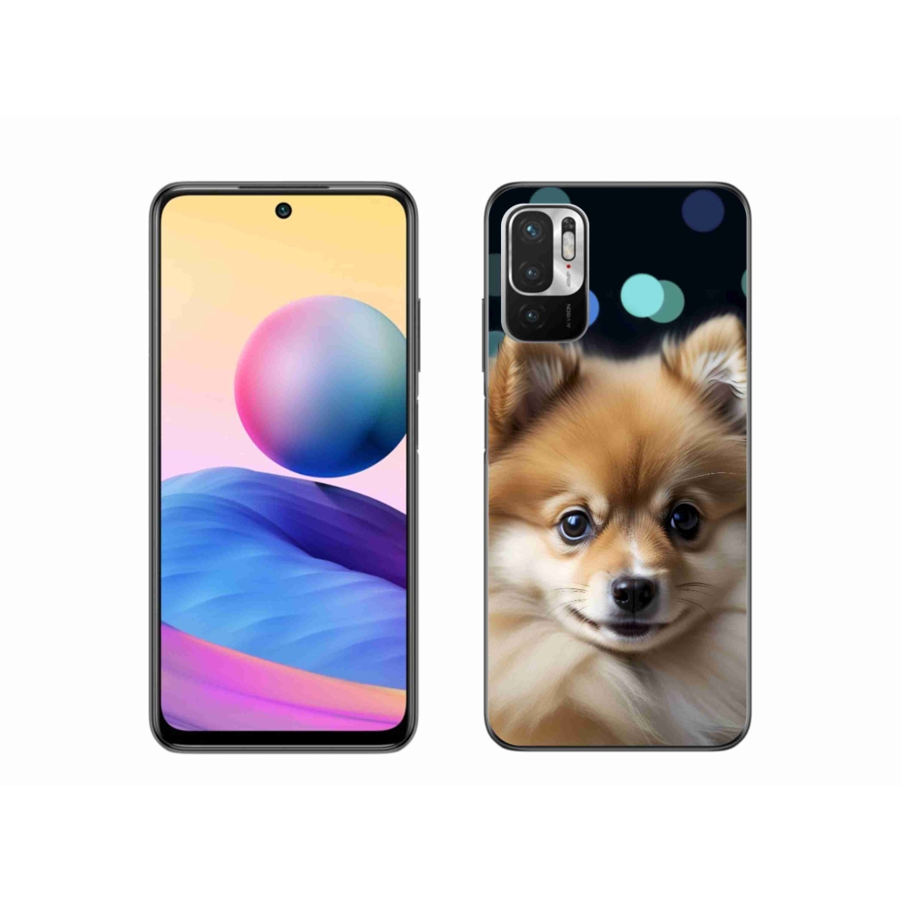 Gelový kryt mmCase na Xiaomi Redmi Note 10 5G - roztomilý pomeranian