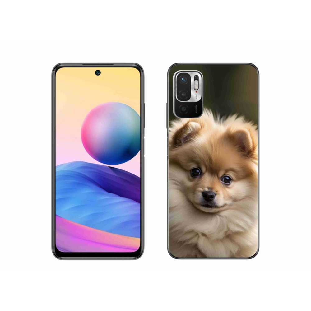 Gelový kryt mmCase na Xiaomi Redmi Note 10 5G - roztomilý pomeranian 2
