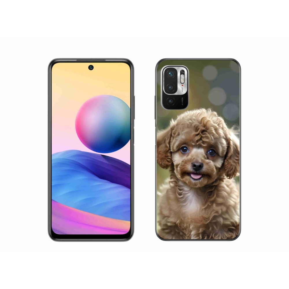 Gelový kryt mmCase na Xiaomi Redmi Note 10 5G - roztomilý pudl
