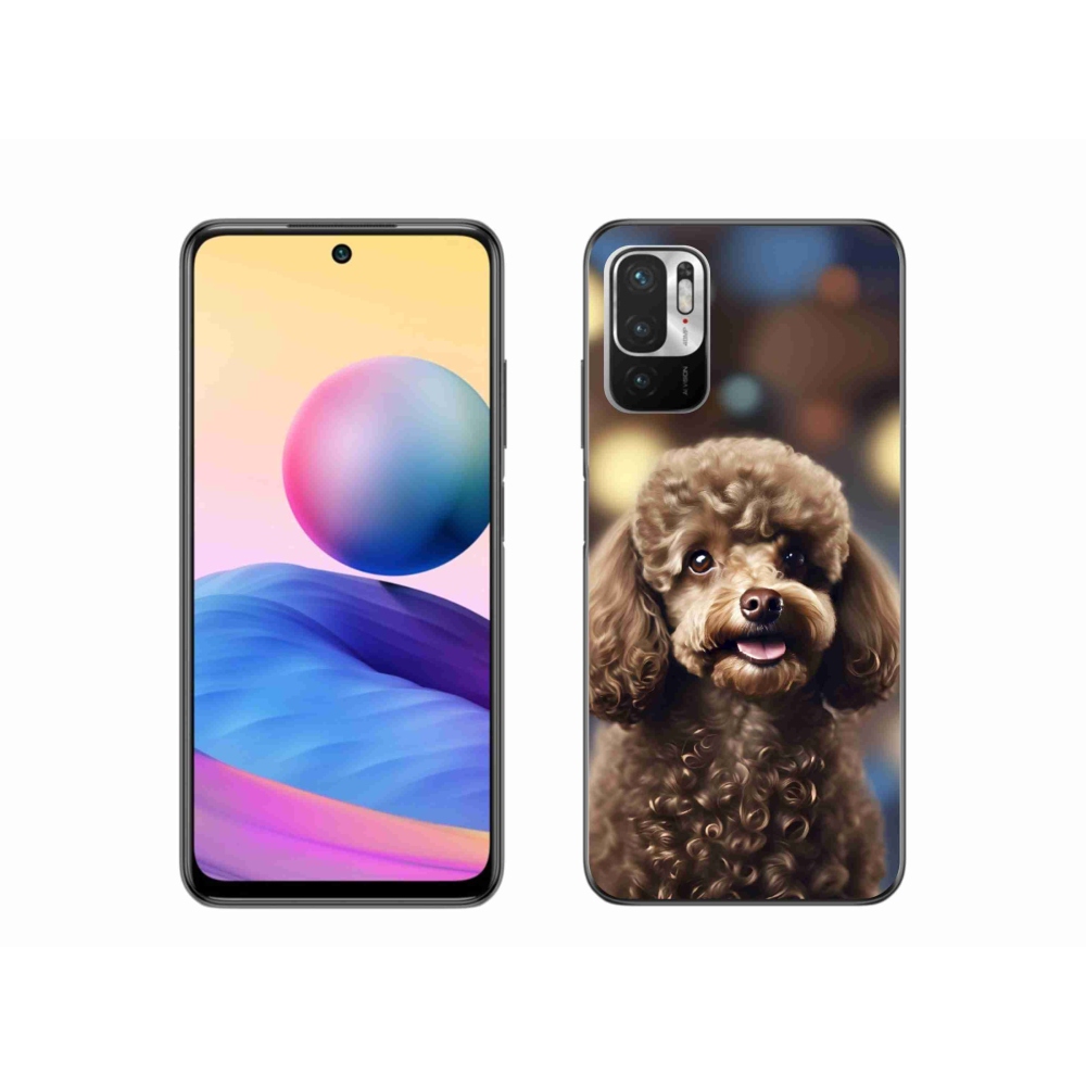 Gelový kryt mmCase na Xiaomi Redmi Note 10 5G - roztomilý pudl