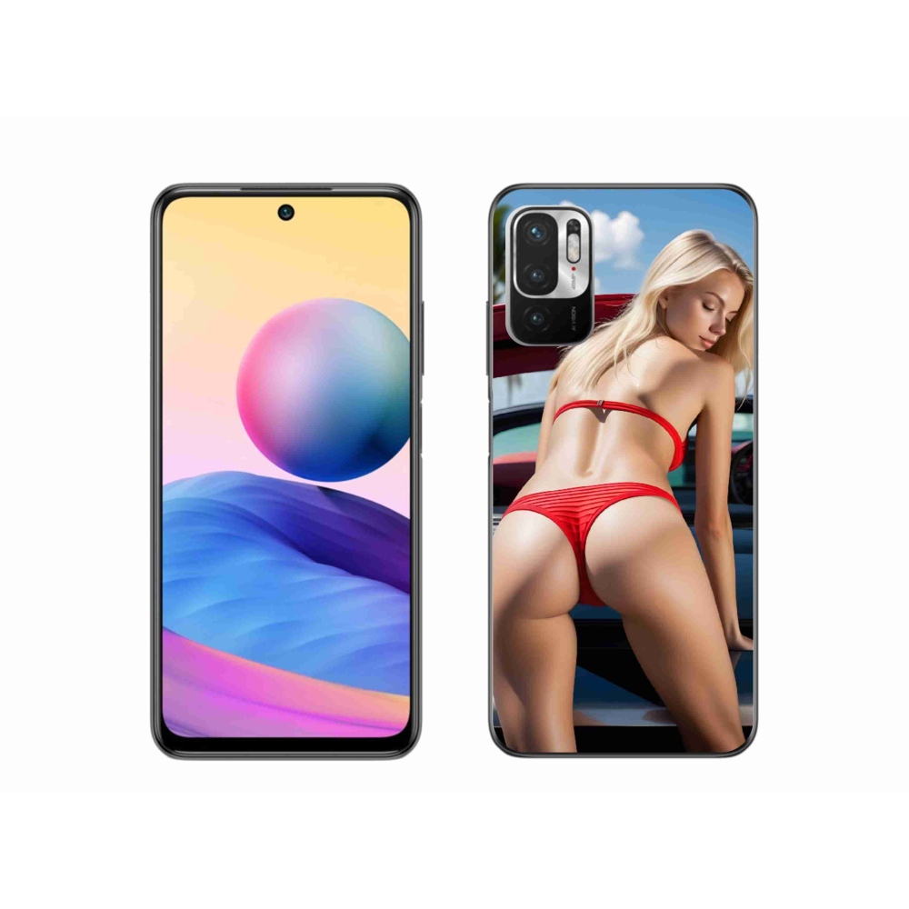 Gelový kryt mmCase na Xiaomi Redmi Note 10 5G - sexy žena 2
