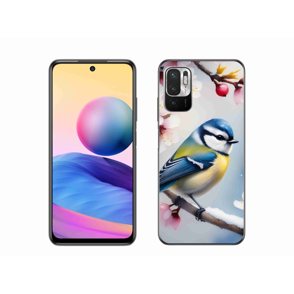 Gelový kryt mmCase na Xiaomi Redmi Note 10 5G - sýkorka