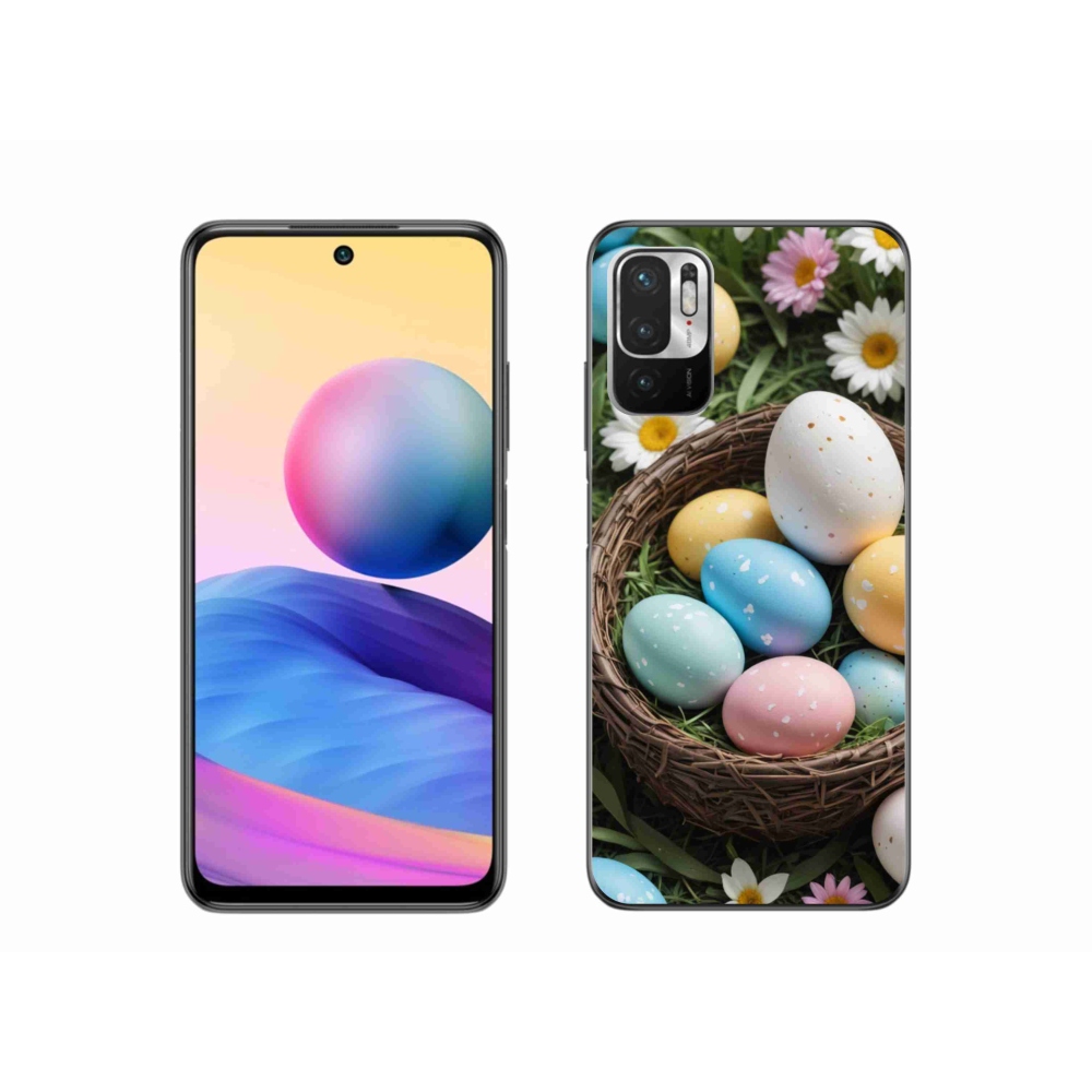 Gelový kryt mmCase na Xiaomi Redmi Note 10 5G - velikonoční vajíčka 2