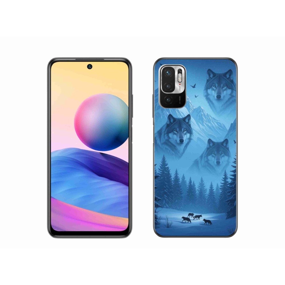 Gelový kryt mmCase na Xiaomi Redmi Note 10 5G - vlčí smečka