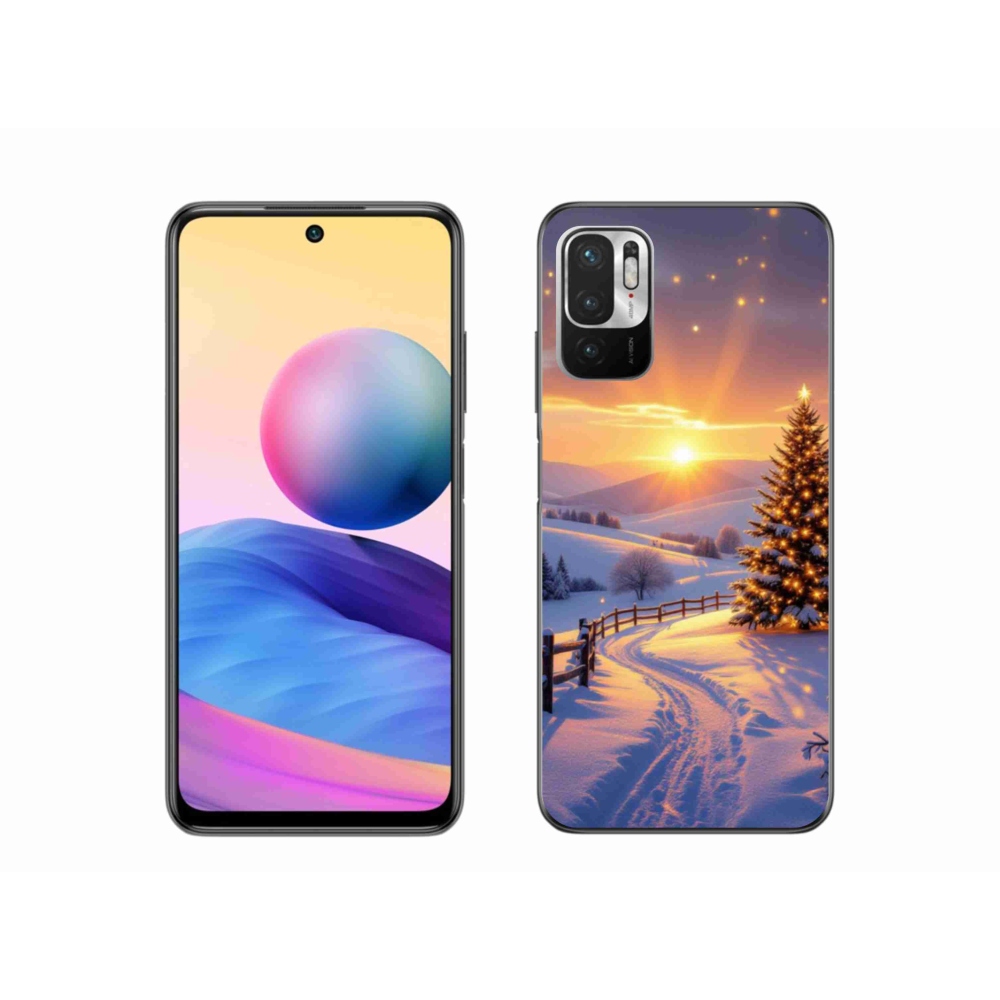 Gelový kryt mmCase na Xiaomi Redmi Note 10 5G - zimní krajina
