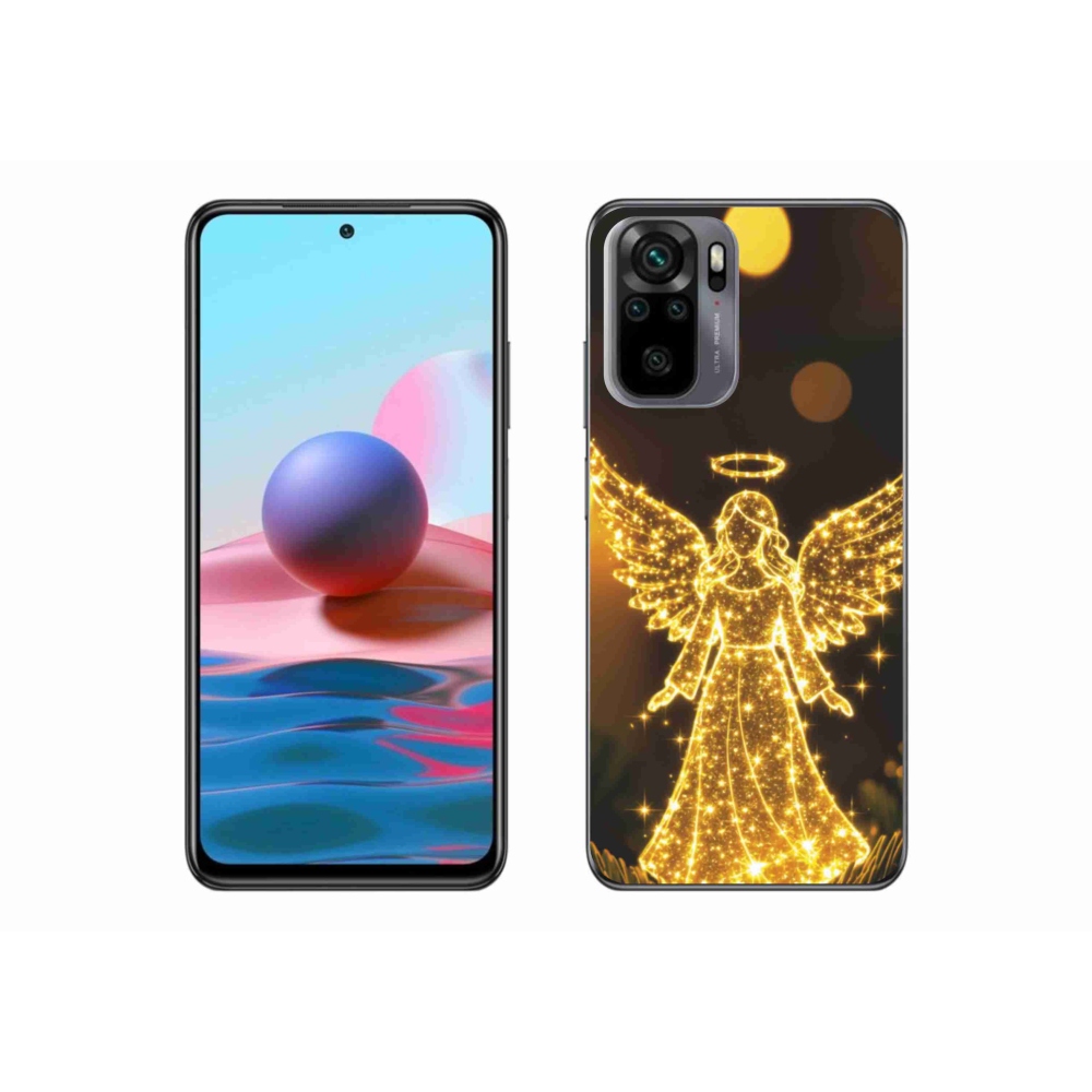 Gelový kryt mmCase na Xiaomi Redmi Note 10 - anděl