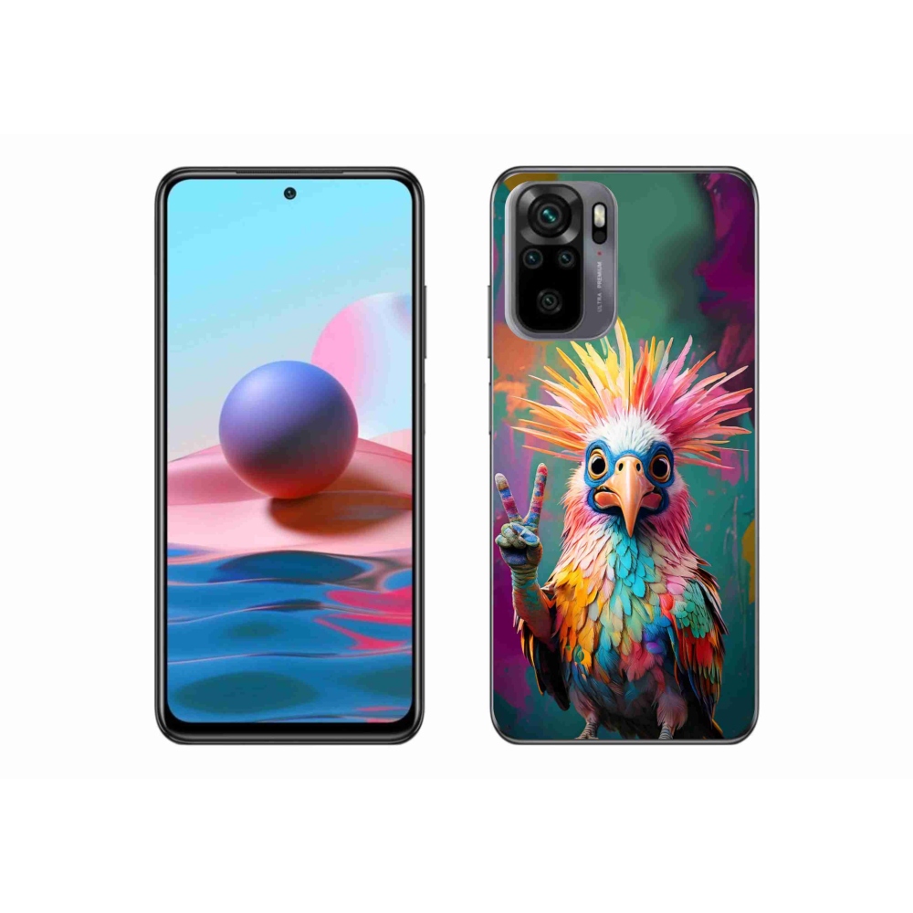 Gelový kryt mmCase na Xiaomi Redmi Note 10 - barevný rebel
