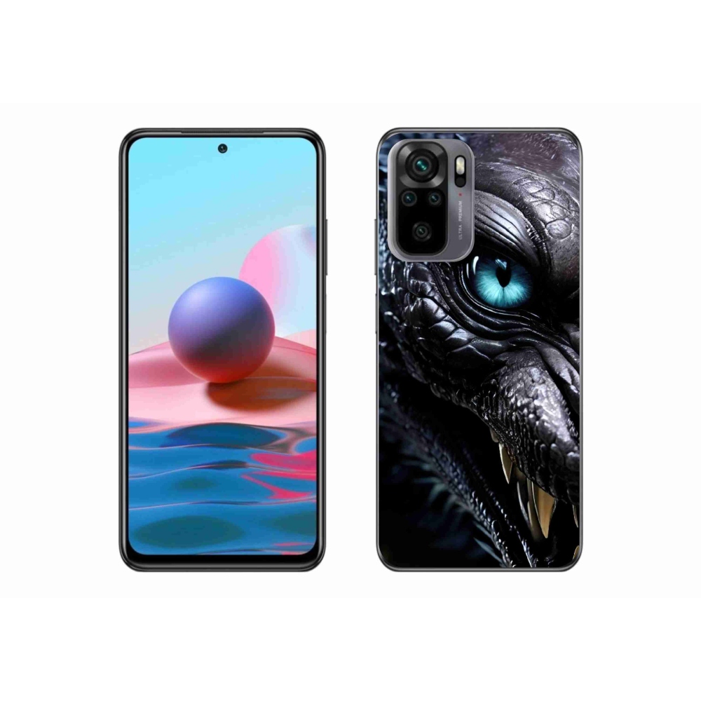 Gelový kryt mmCase na Xiaomi Redmi Note 10 - dračí pohled