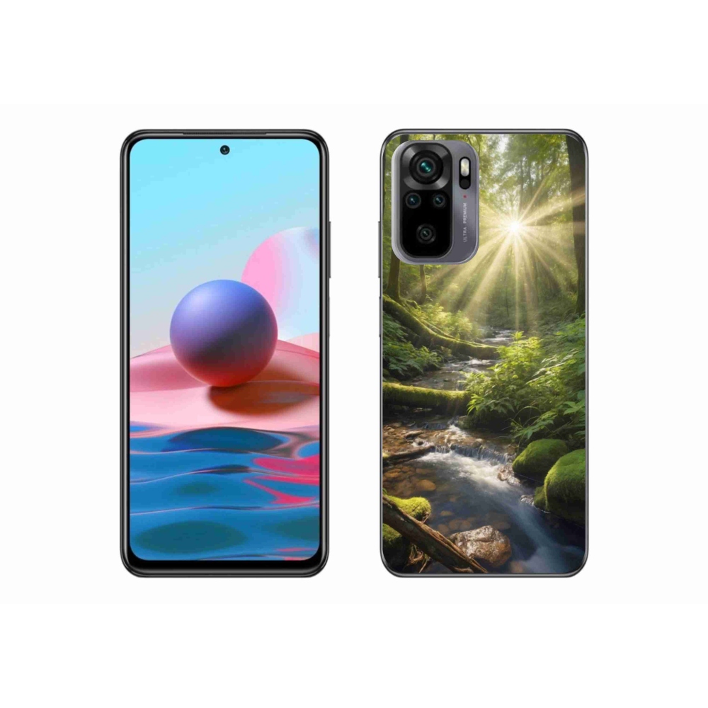 Gelový kryt mmCase na Xiaomi Redmi Note 10 - hlubina lesa