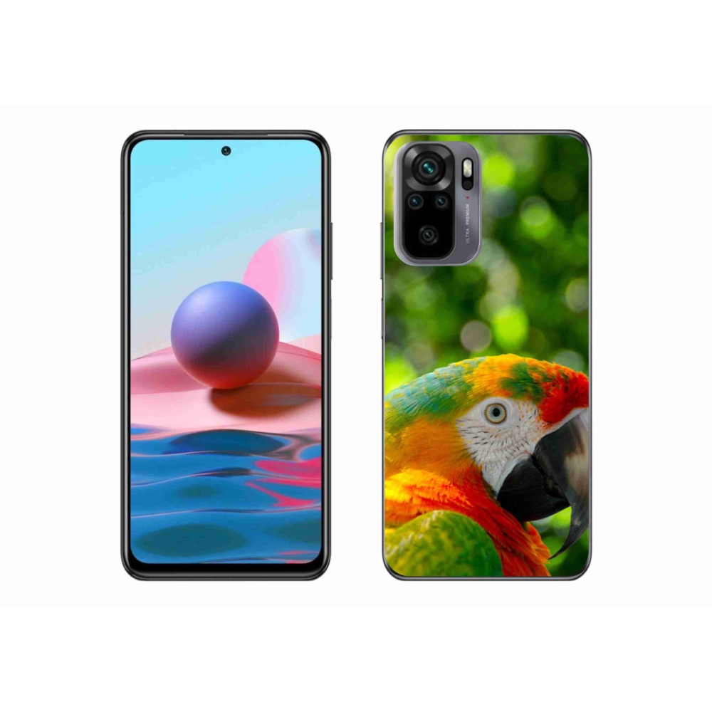 Gelový kryt mmCase na Xiaomi Redmi Note 10 - papoušek ara 3