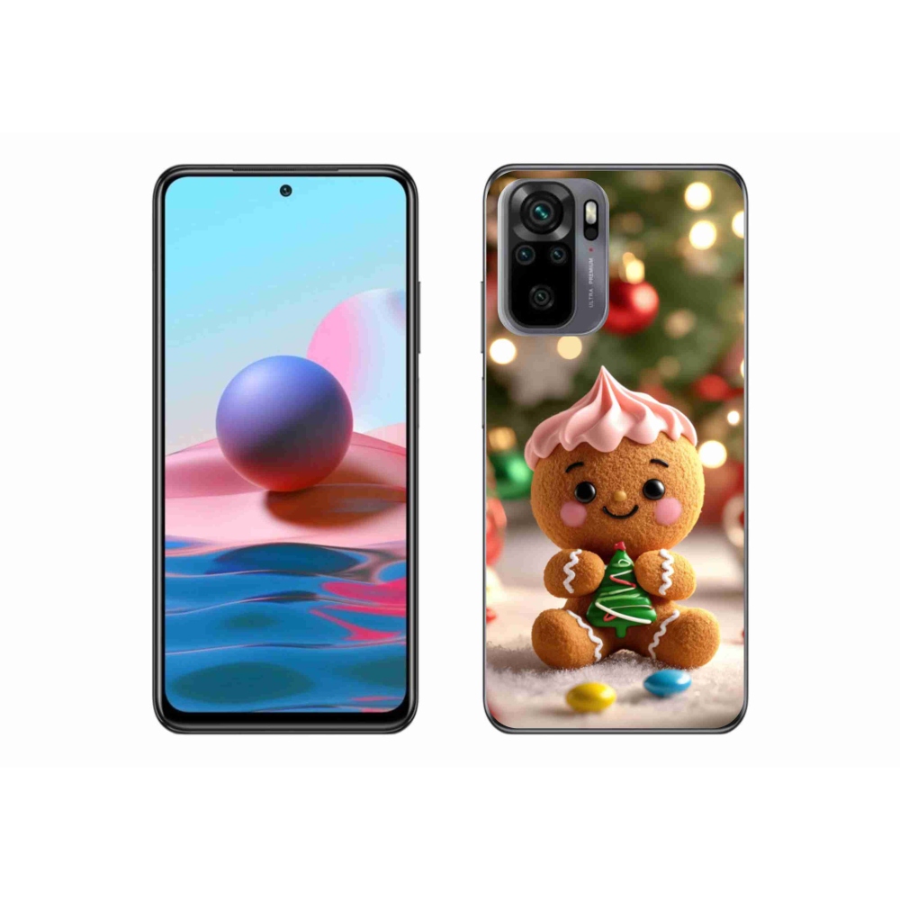 Gelový kryt mmCase na Xiaomi Redmi Note 10 - perníček