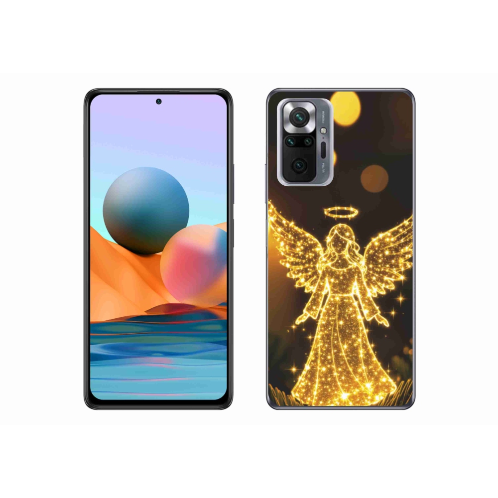 Gelový kryt mmCase na Xiaomi Redmi Note 10 Pro - anděl