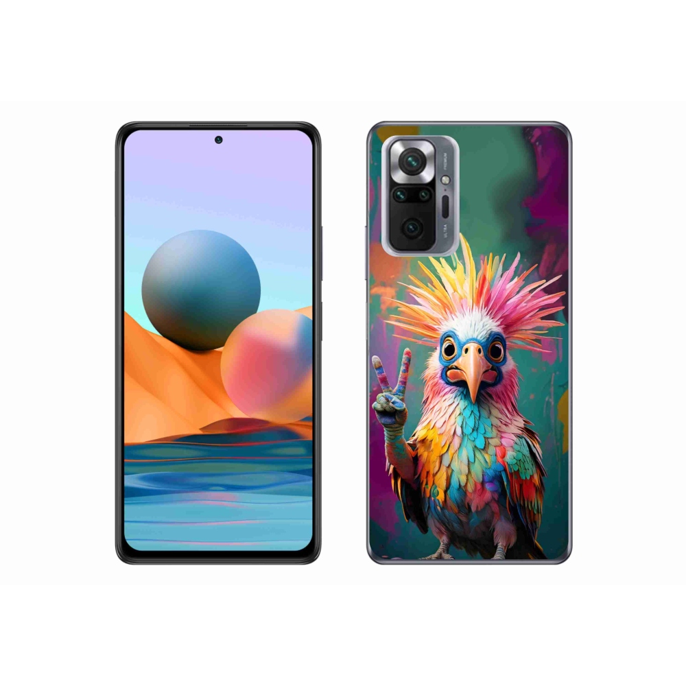 Gelový kryt mmCase na Xiaomi Redmi Note 10 Pro - barevný rebel