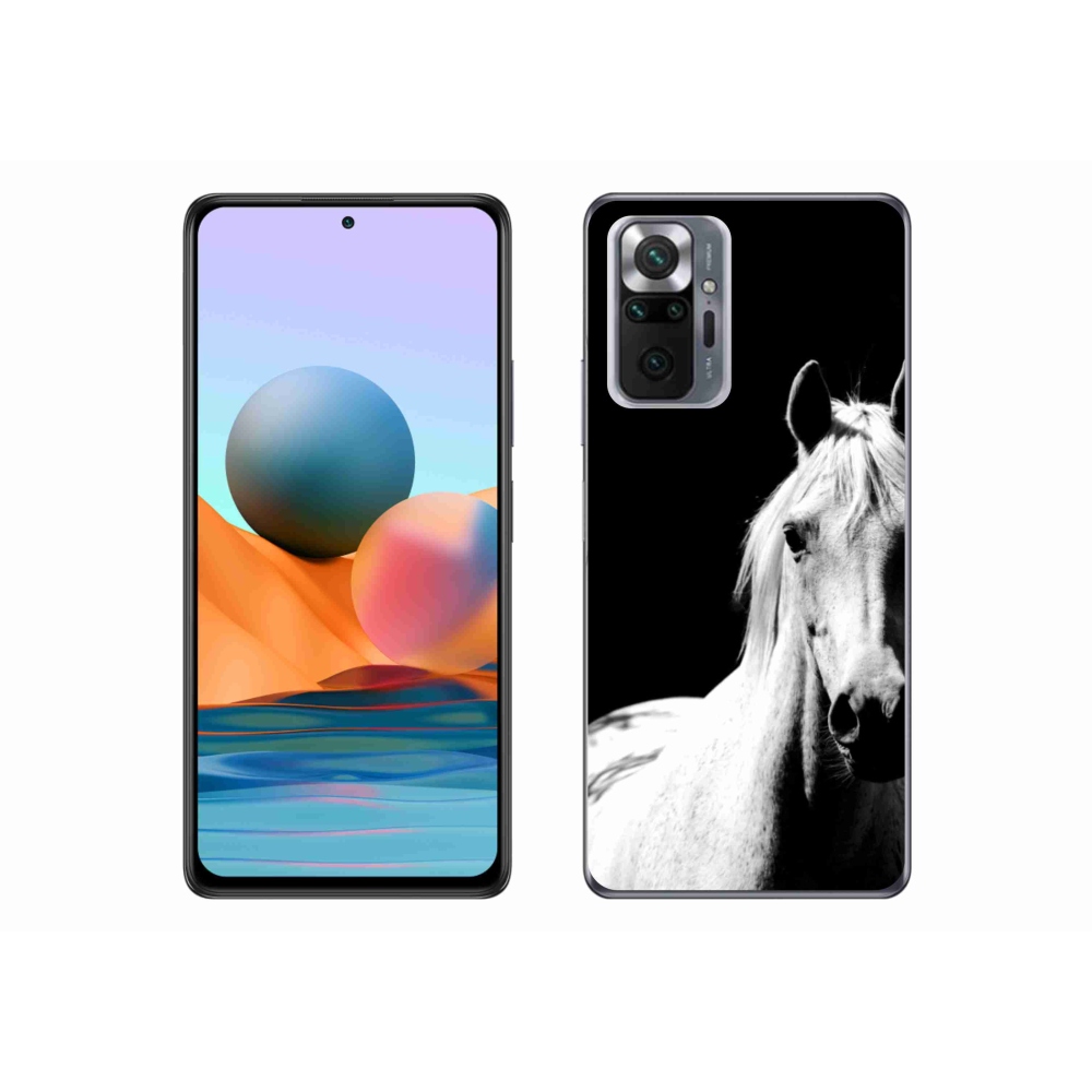 Gelový kryt mmCase na Xiaomi Redmi Note 10 Pro - bílý kůň 5