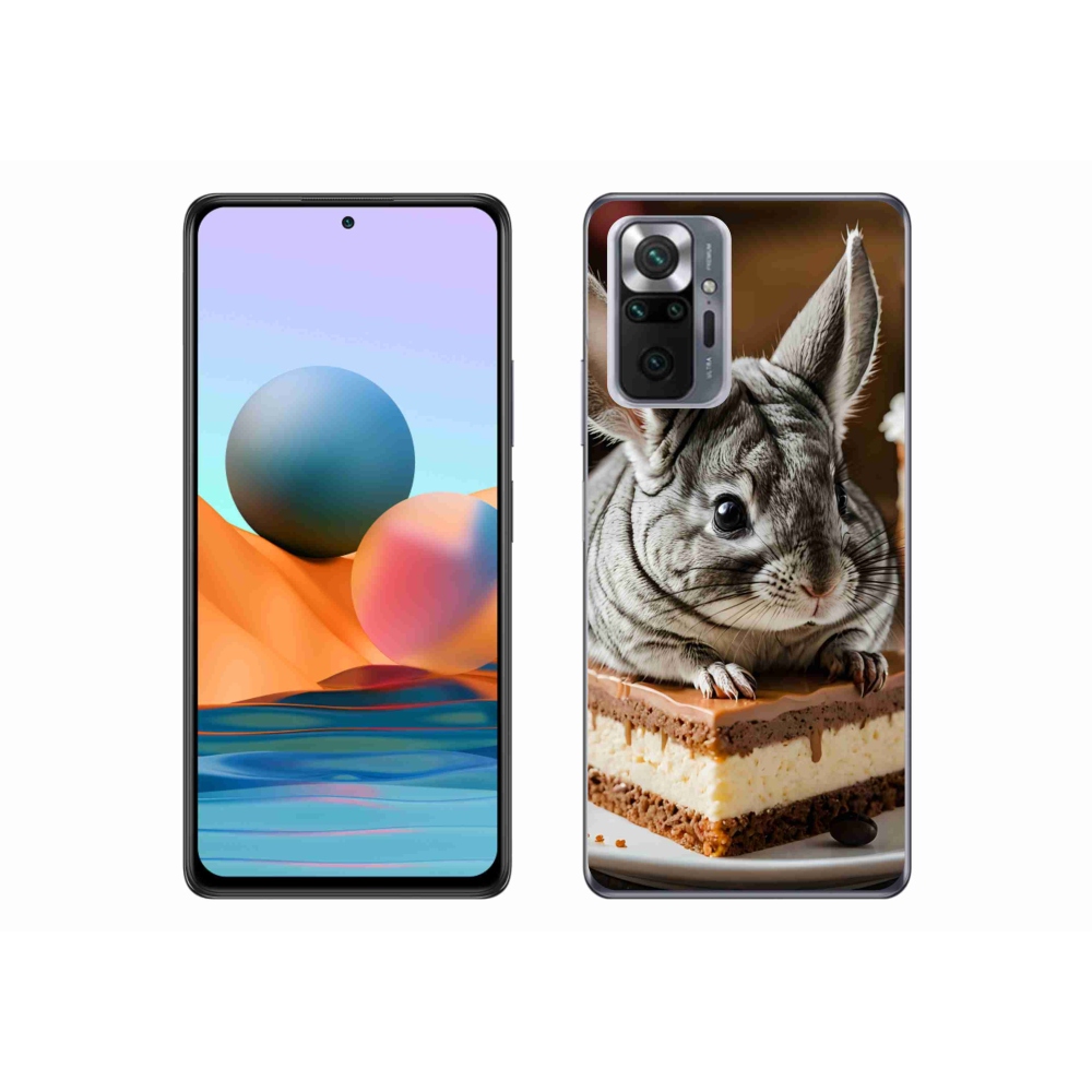 Gelový kryt mmCase na Xiaomi Redmi Note 10 Pro - činčila