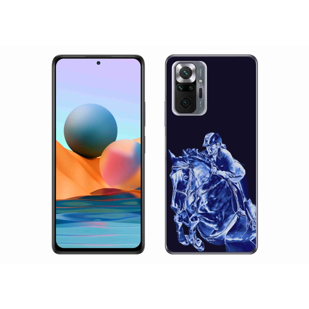 Gelový kryt mmCase na Xiaomi Redmi Note 10 Pro - dostihový kůň