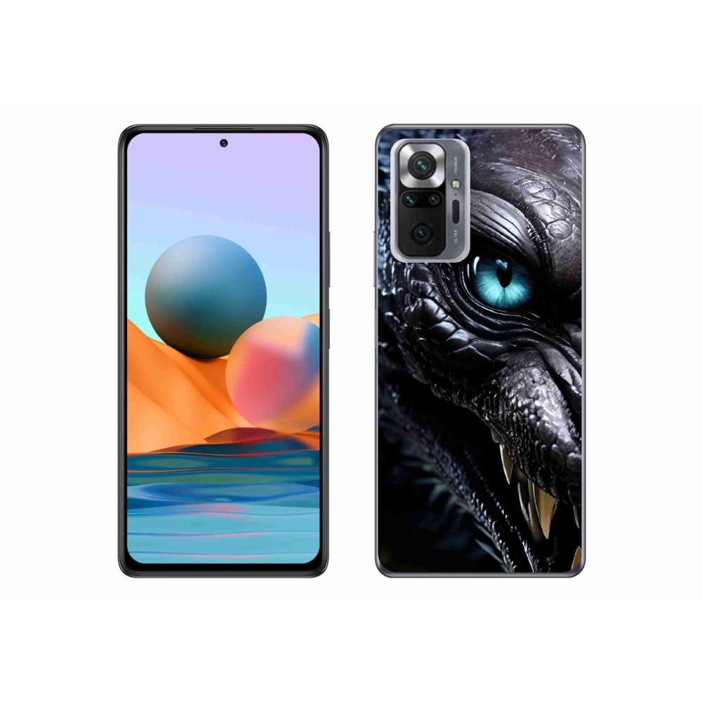 Gelový kryt mmCase na Xiaomi Redmi Note 10 Pro - dračí pohled