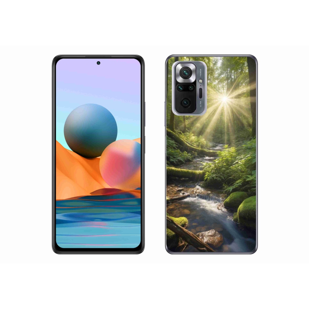 Gelový kryt mmCase na Xiaomi Redmi Note 10 Pro - hlubina lesa