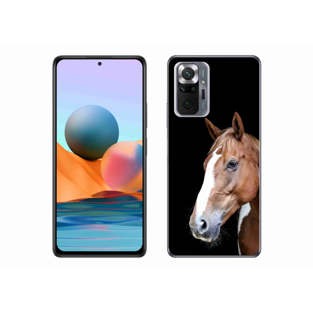 Gelový kryt mmCase na Xiaomi Redmi Note 10 Pro - hnědý kůň 3