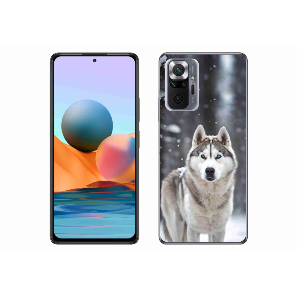 Gelový kryt mmCase na Xiaomi Redmi Note 10 Pro - husky 2
