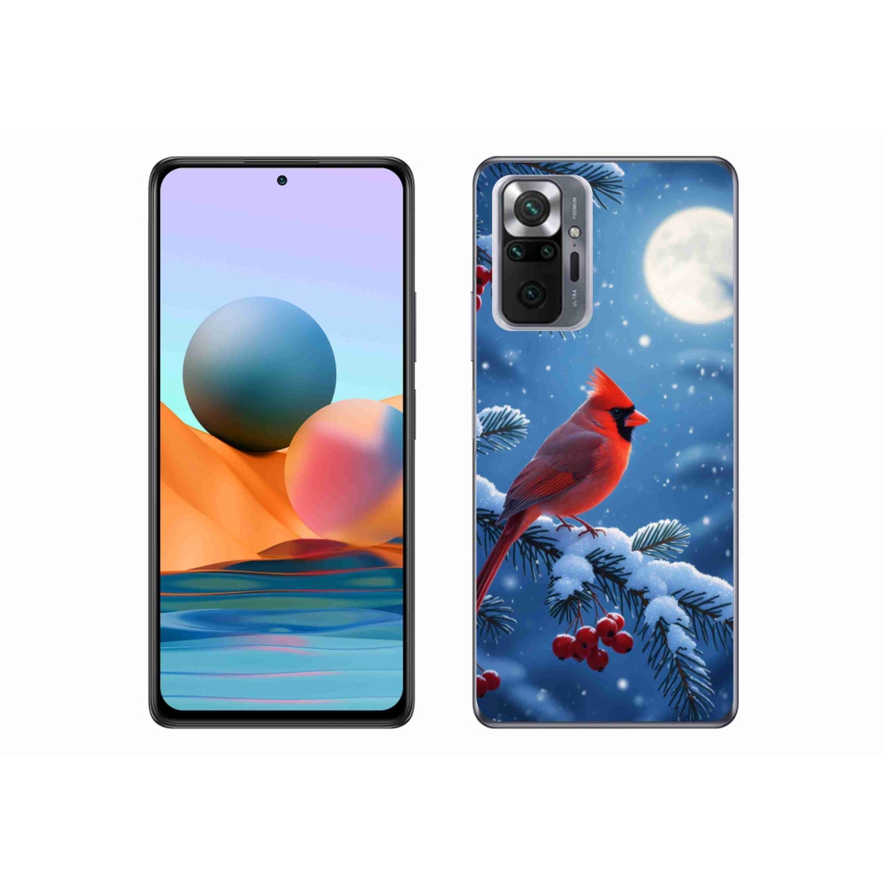 Gelový kryt mmCase na Xiaomi Redmi Note 10 Pro - kardinál červený