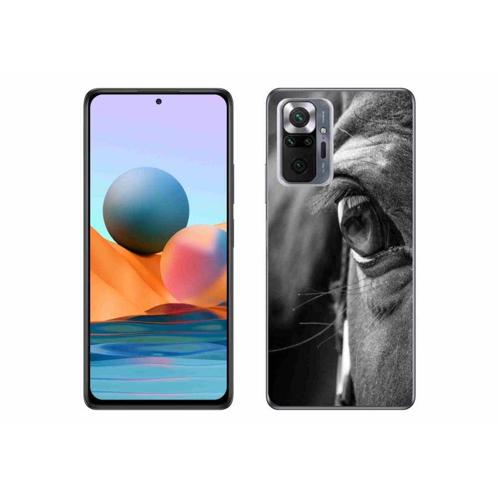 Gelový kryt mmCase na Xiaomi Redmi Note 10 Pro - koňský pohled
