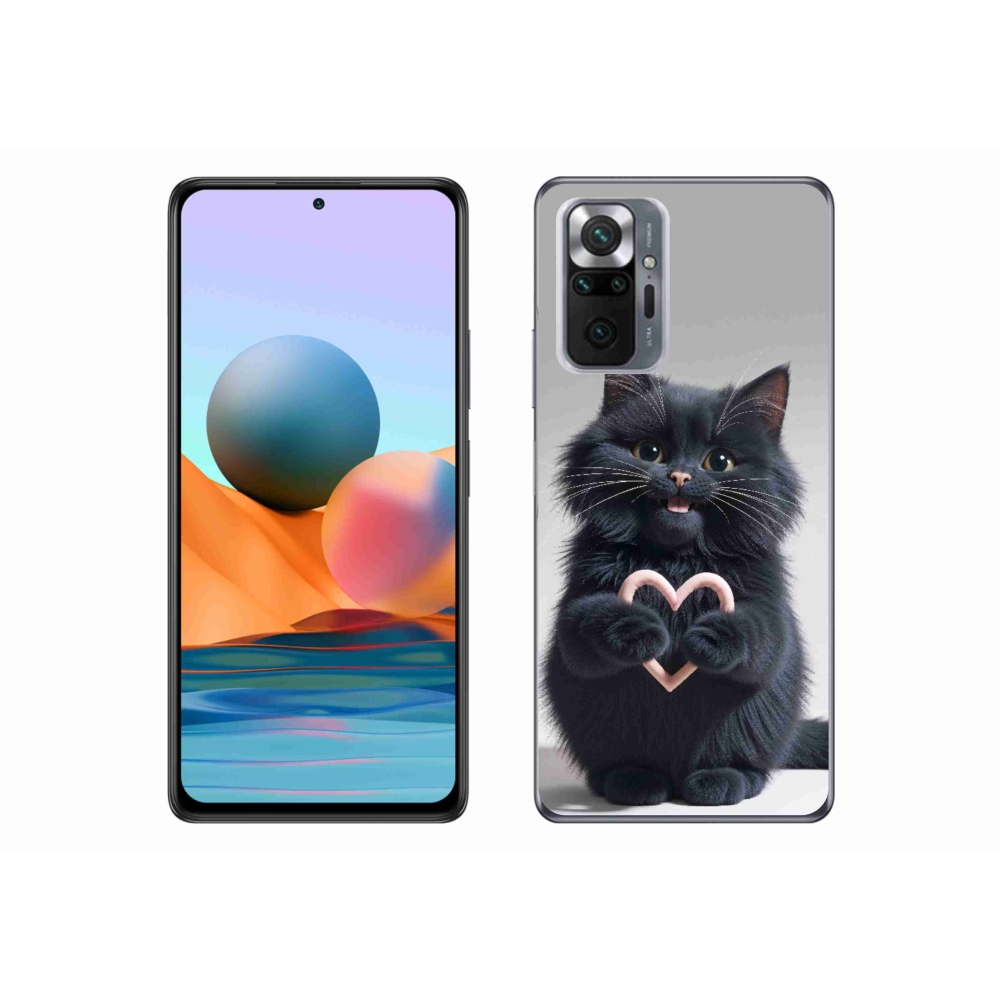 Gelový kryt mmCase na Xiaomi Redmi Note 10 Pro - kočičí láska 3