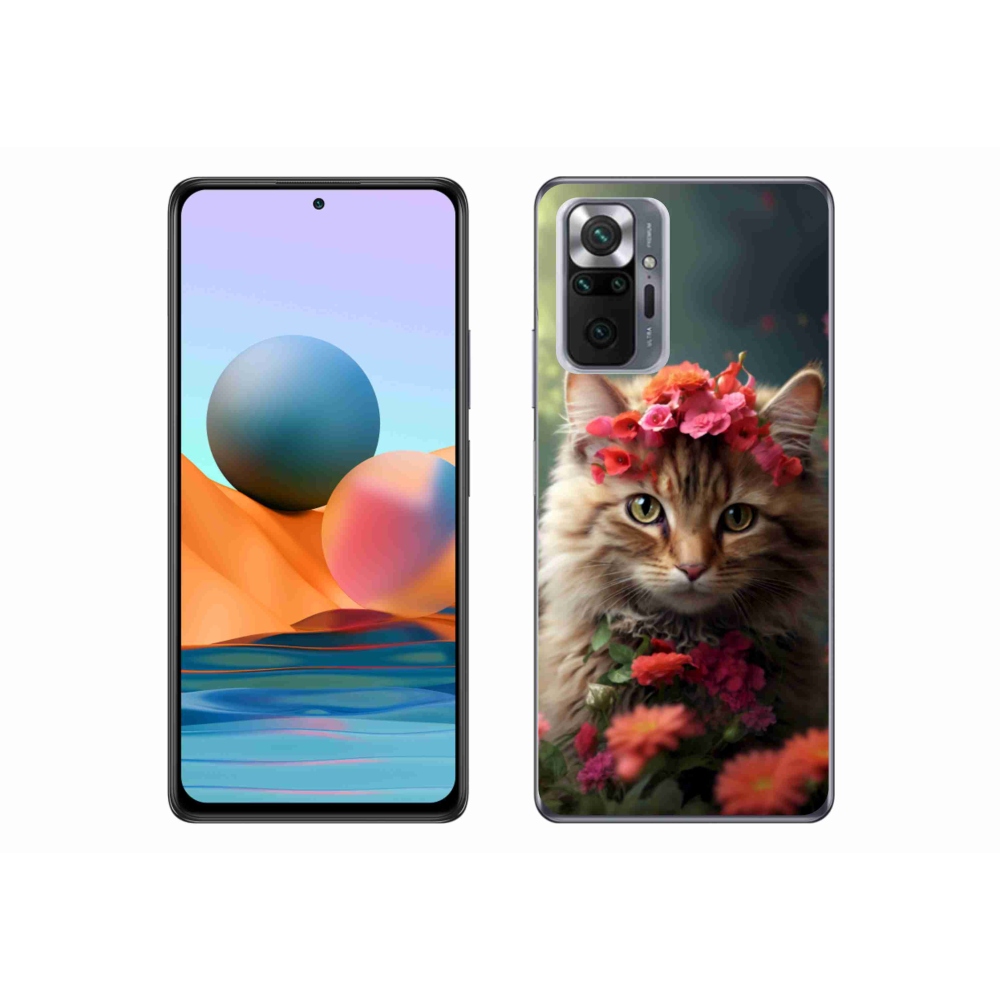 Gelový kryt mmCase na Xiaomi Redmi Note 10 Pro - kočíčí princezna