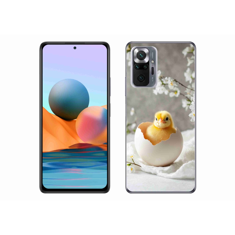 Gelový kryt mmCase na Xiaomi Redmi Note 10 Pro - kuřátko