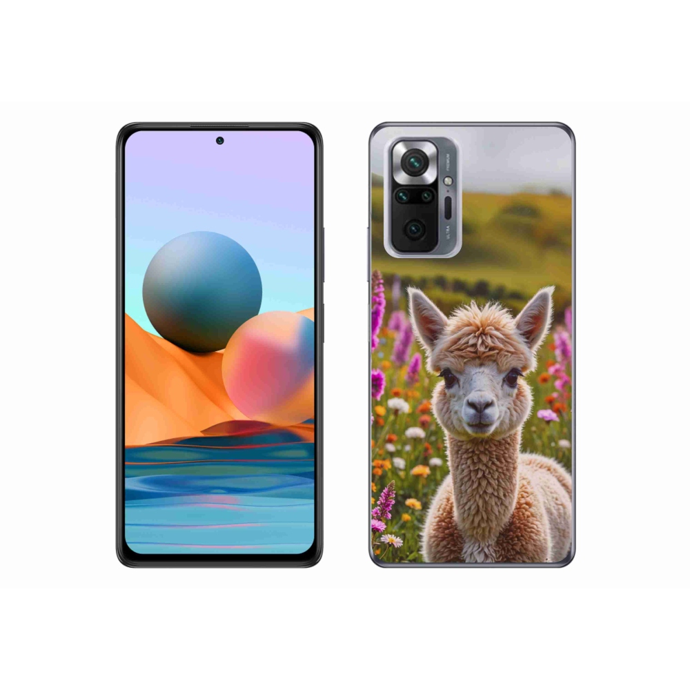Gelový kryt mmCase na Xiaomi Redmi Note 10 Pro - lama na louce