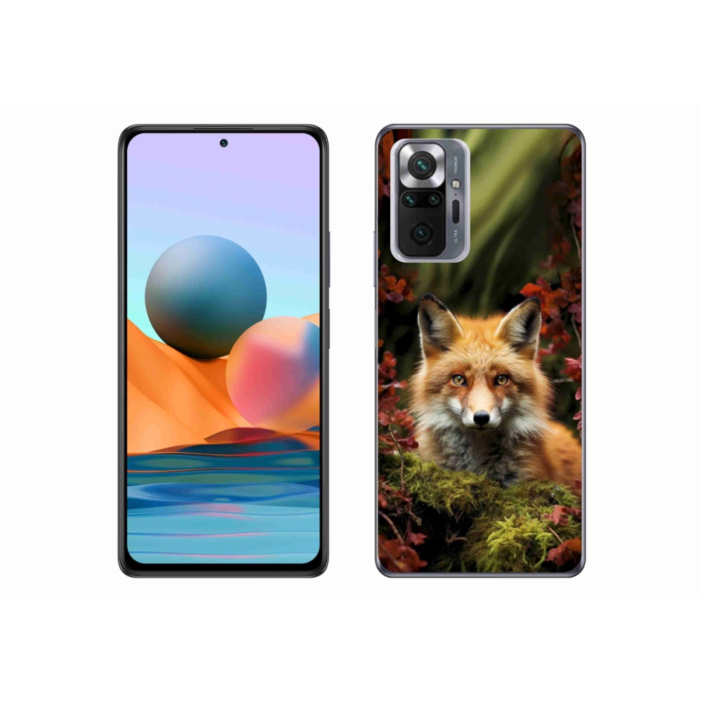 Gelový kryt mmCase na Xiaomi Redmi Note 10 Pro - liška v lese