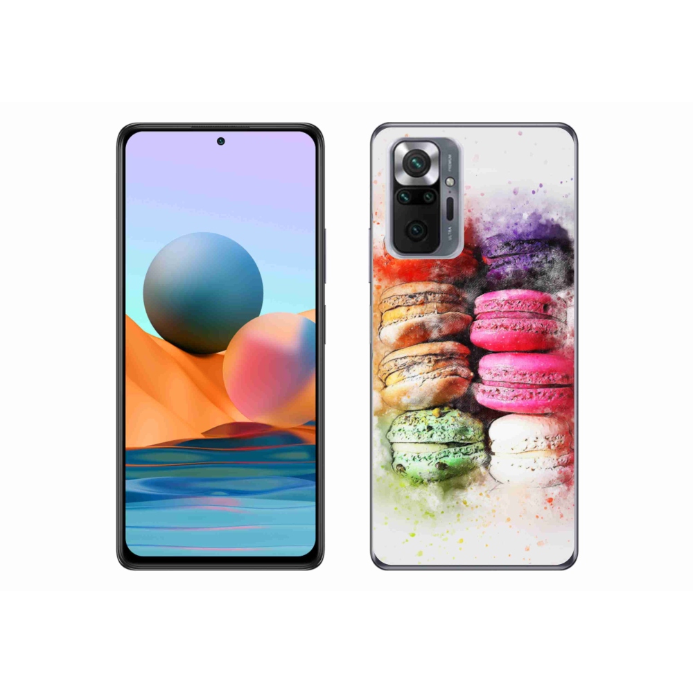 Gelový kryt mmCase na Xiaomi Redmi Note 10 Pro - makrónky