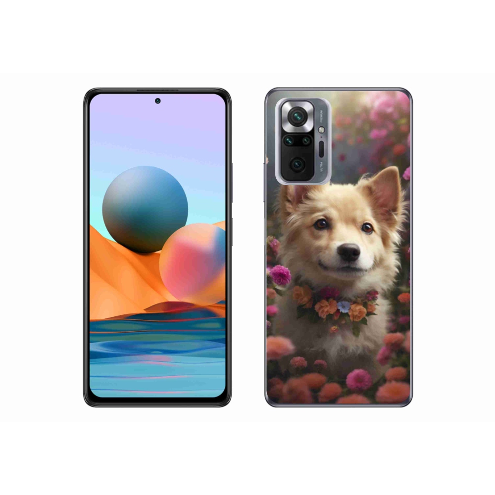 Gelový kryt mmCase na Xiaomi Redmi Note 10 Pro - německý špic