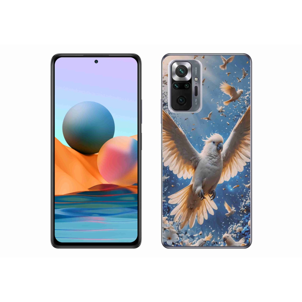 Gelový kryt mmCase na Xiaomi Redmi Note 10 Pro - papoušek kakadu