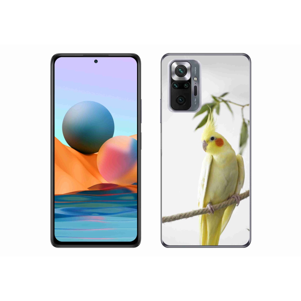 Gelový kryt mmCase na Xiaomi Redmi Note 10 Pro - papoušek korela chocholatá