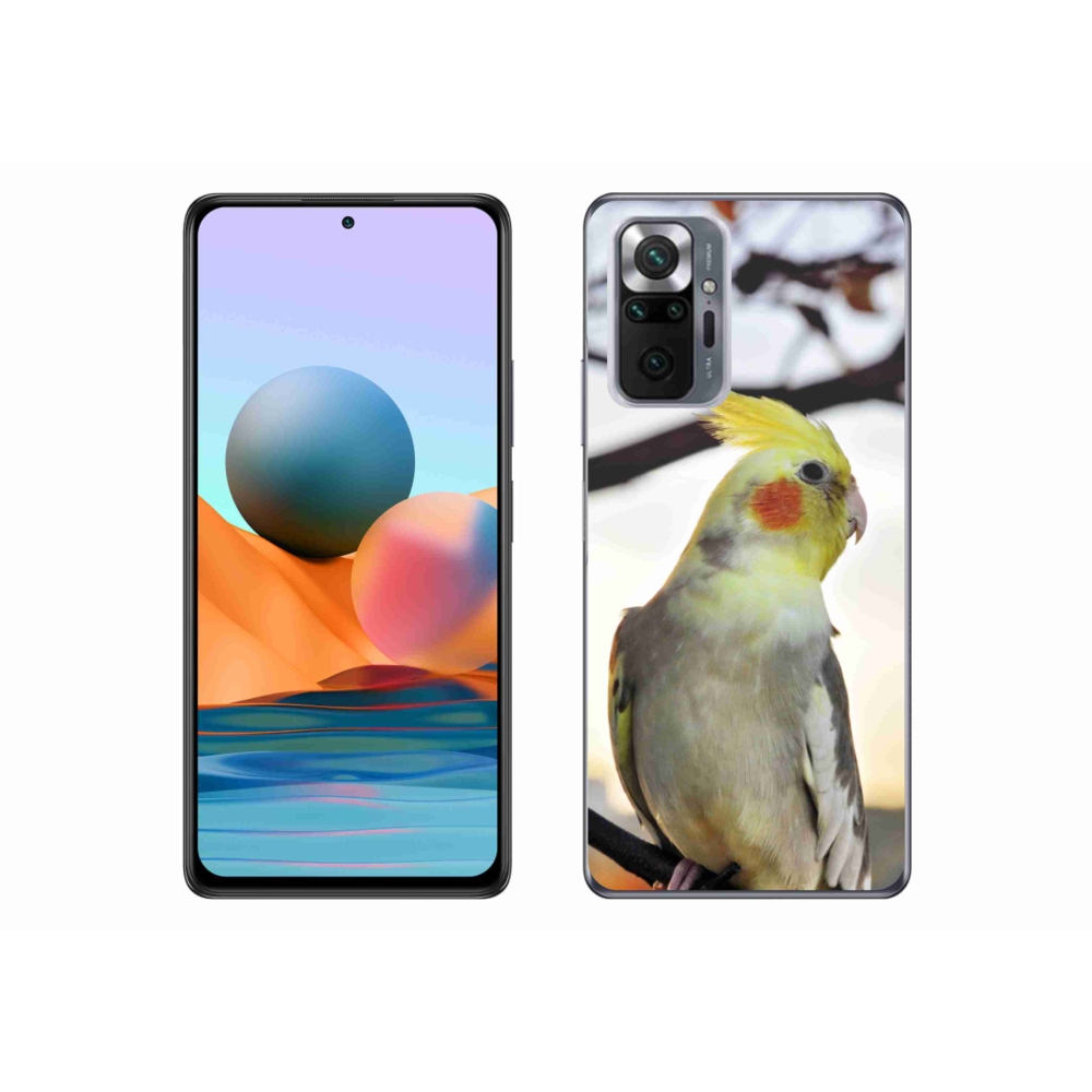Gelový kryt mmCase na Xiaomi Redmi Note 10 Pro - papoušek korela