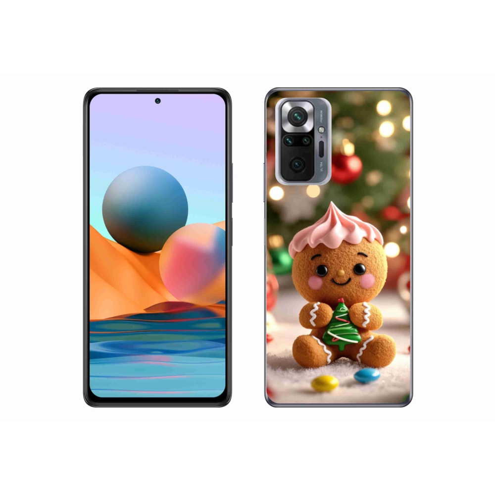 Gelový kryt mmCase na Xiaomi Redmi Note 10 Pro - perníček