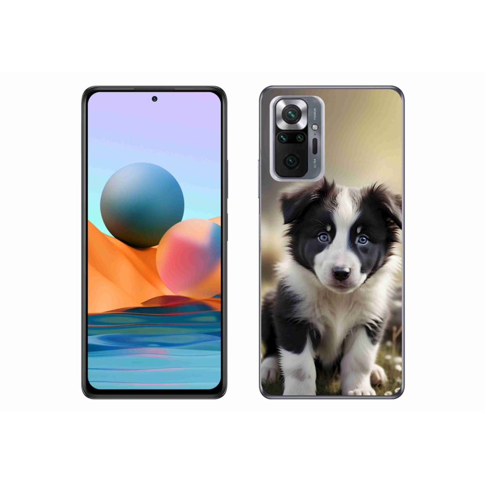 Gelový kryt mmCase na Xiaomi Redmi Note 10 Pro - roztomilá border kolie