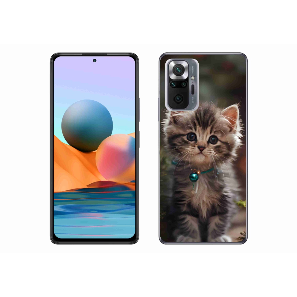 Gelový kryt mmCase na Xiaomi Redmi Note 10 Pro - roztomilé kotě 11