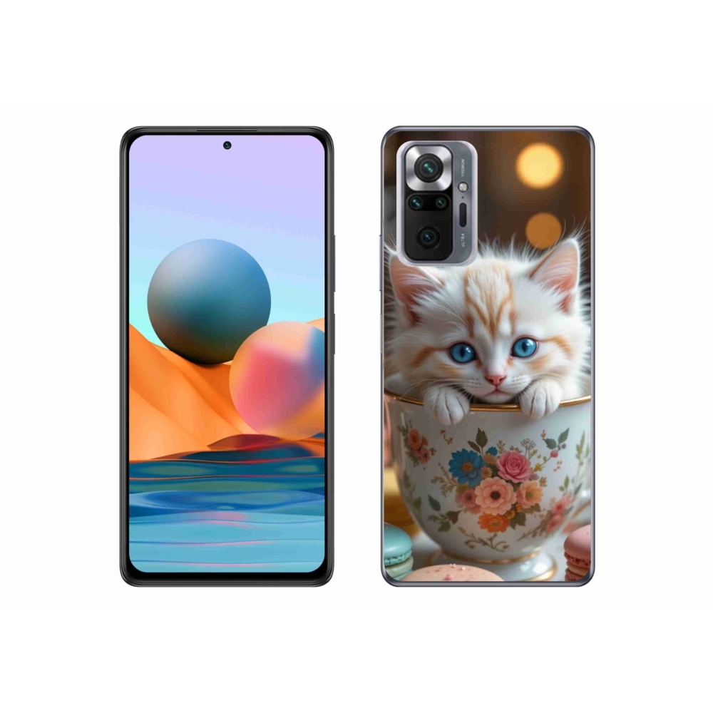 Gelový kryt mmCase na Xiaomi Redmi Note 10 Pro - roztomilé kotě 6