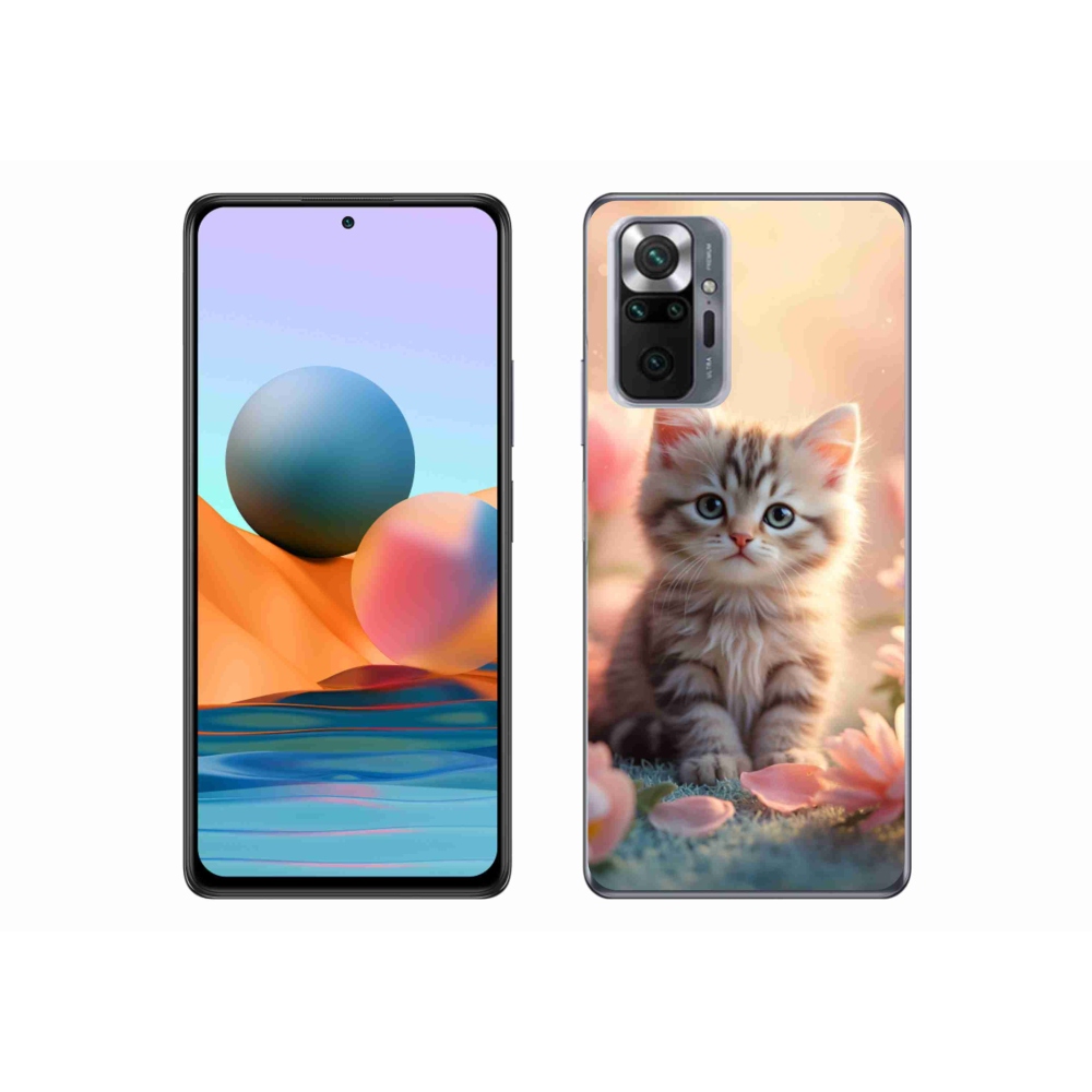 Gelový kryt mmCase na Xiaomi Redmi Note 10 Pro - roztomilé kotě 8