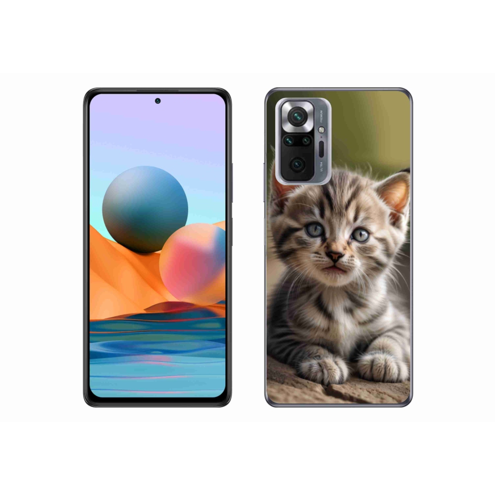 Gelový kryt mmCase na Xiaomi Redmi Note 10 Pro - roztomilé kotě 9