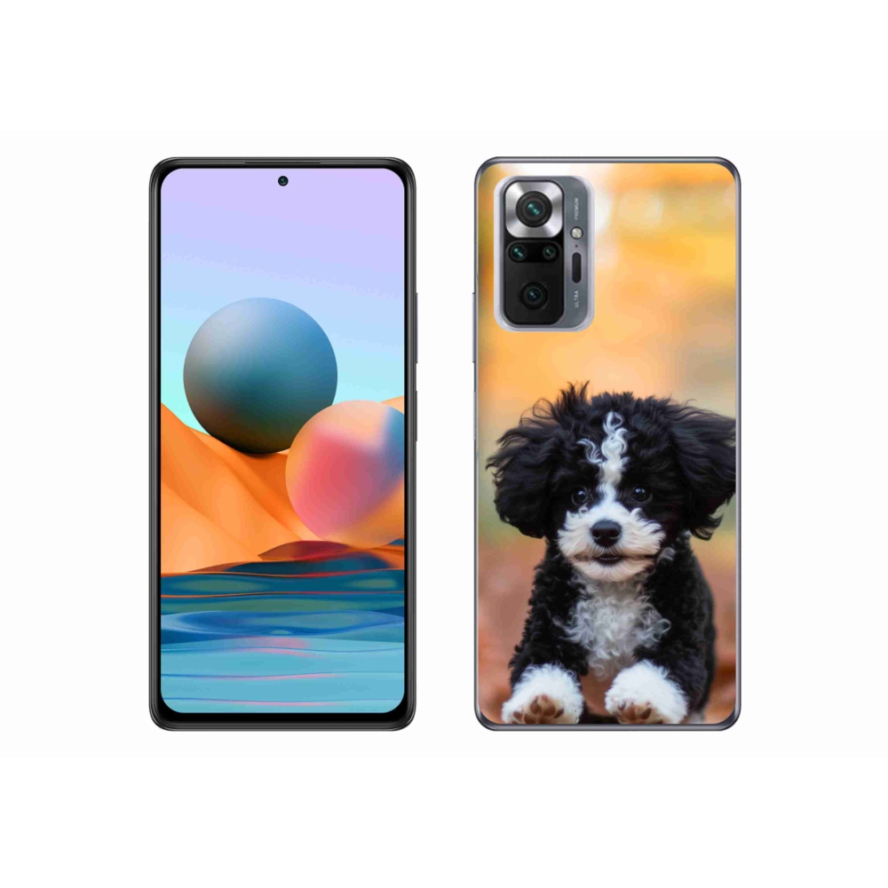 Gelový kryt mmCase na Xiaomi Redmi Note 10 Pro - roztomilé štěně 2