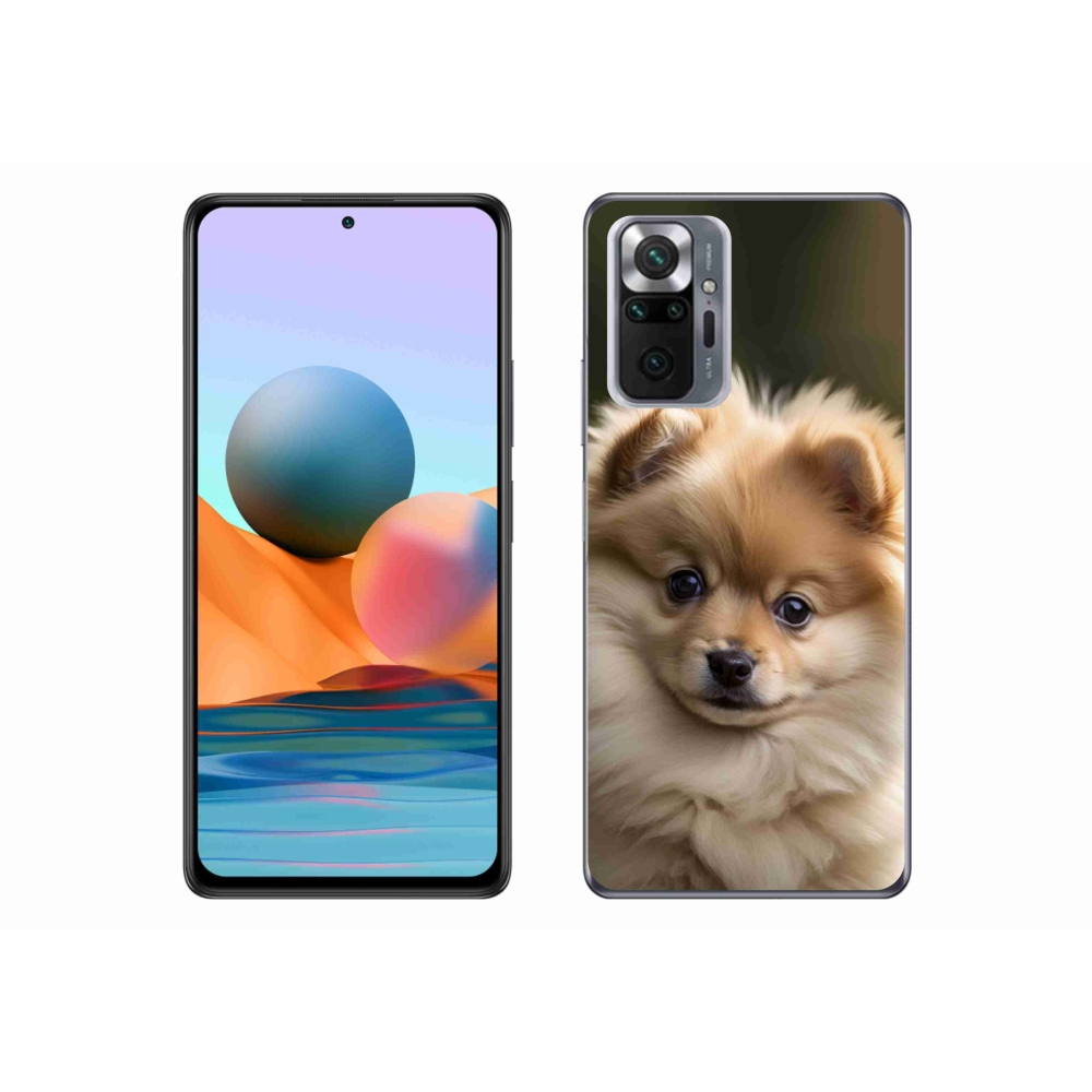 Gelový kryt mmCase na Xiaomi Redmi Note 10 Pro - roztomilý pomeranian 2
