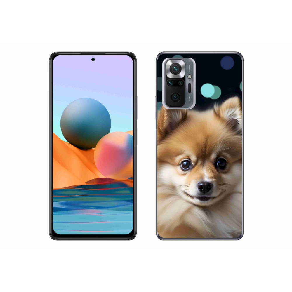 Gelový kryt mmCase na Xiaomi Redmi Note 10 Pro - roztomilý pomeranian
