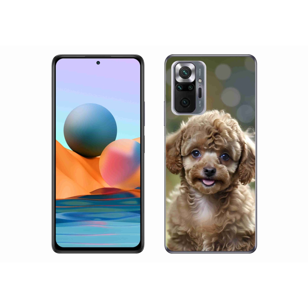 Gelový kryt mmCase na Xiaomi Redmi Note 10 Pro - roztomilý pudl