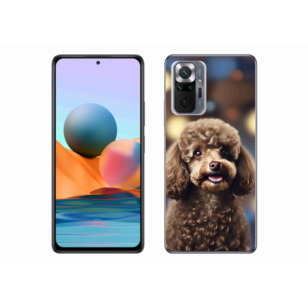 Gelový kryt mmCase na Xiaomi Redmi Note 10 Pro - roztomilý pudl