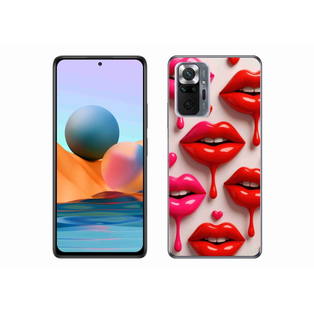 Gelový kryt mmCase na Xiaomi Redmi Note 10 Pro - rty 2