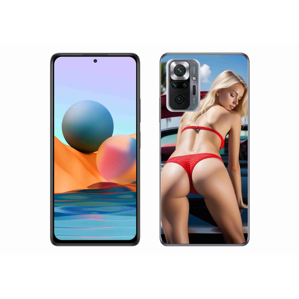 Gelový kryt mmCase na Xiaomi Redmi Note 10 Pro - sexy žena 2