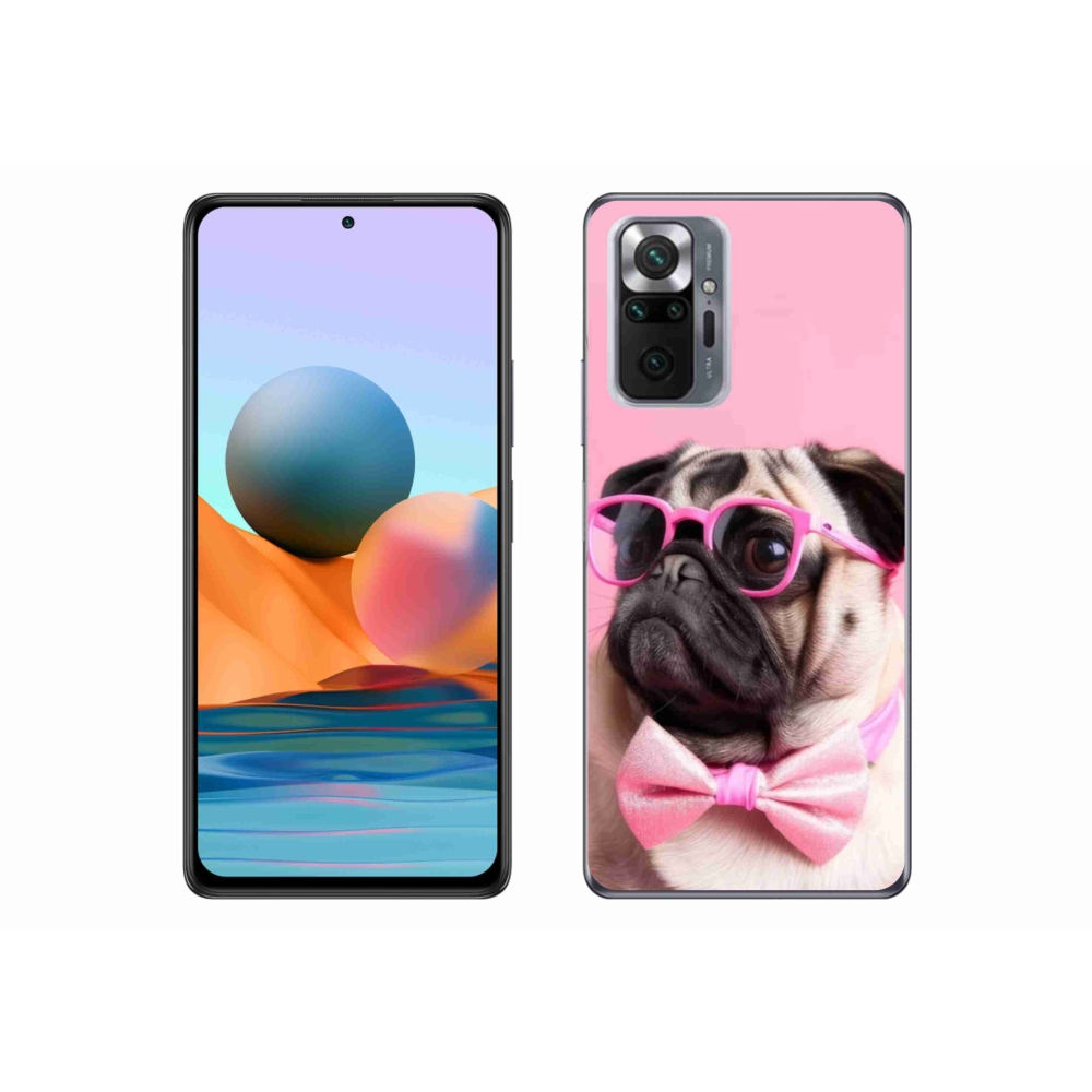 Gelový kryt mmCase na Xiaomi Redmi Note 10 Pro - stylový mops